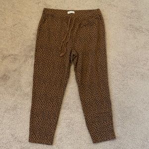 Lou & Grey leopard terry pants